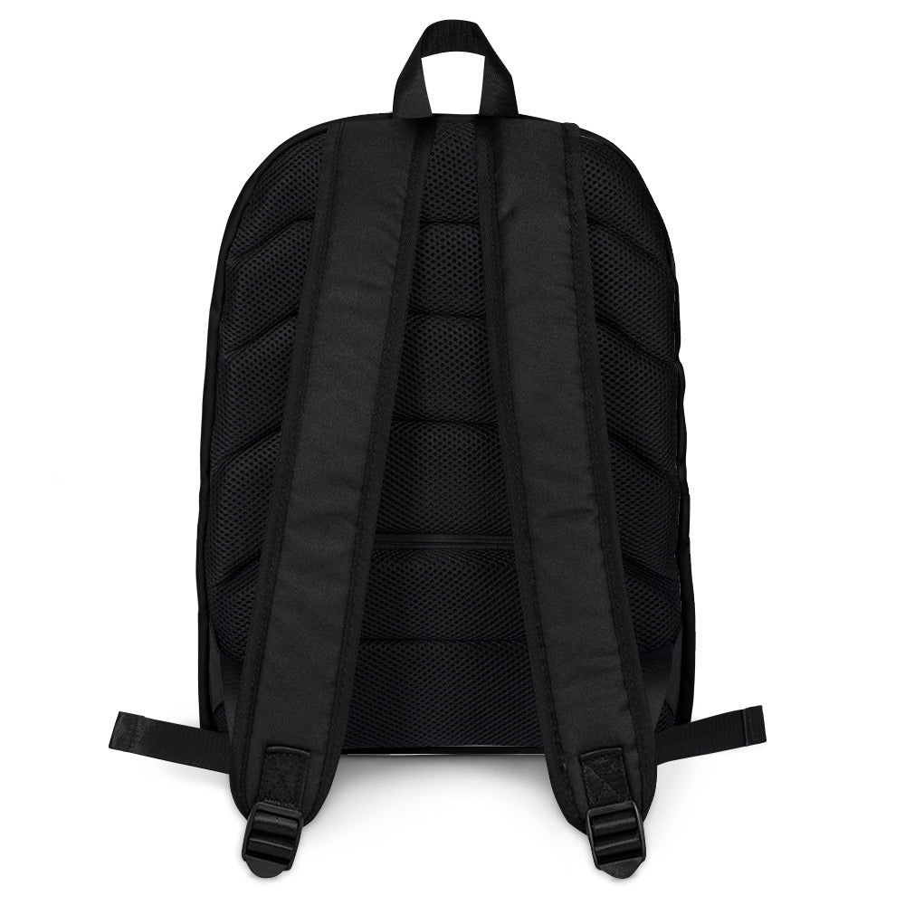 Water-Resistant Black BB Backpack – Daily Carry with Laptop Sleeve