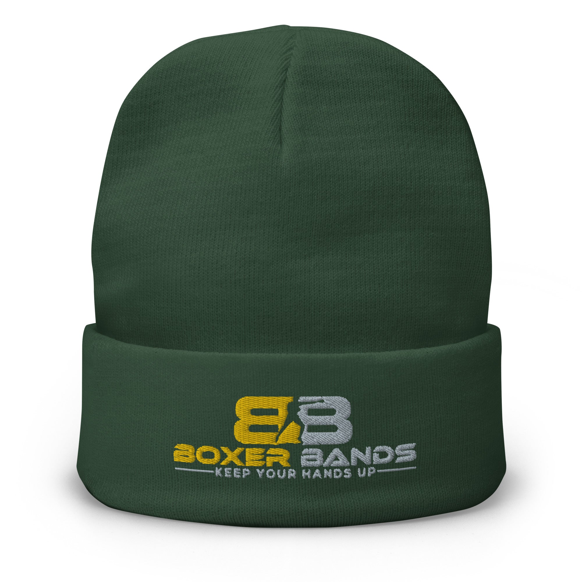 Boxer Bands Embroidered Cotton Beanie – Warm, Breathable & Stylish